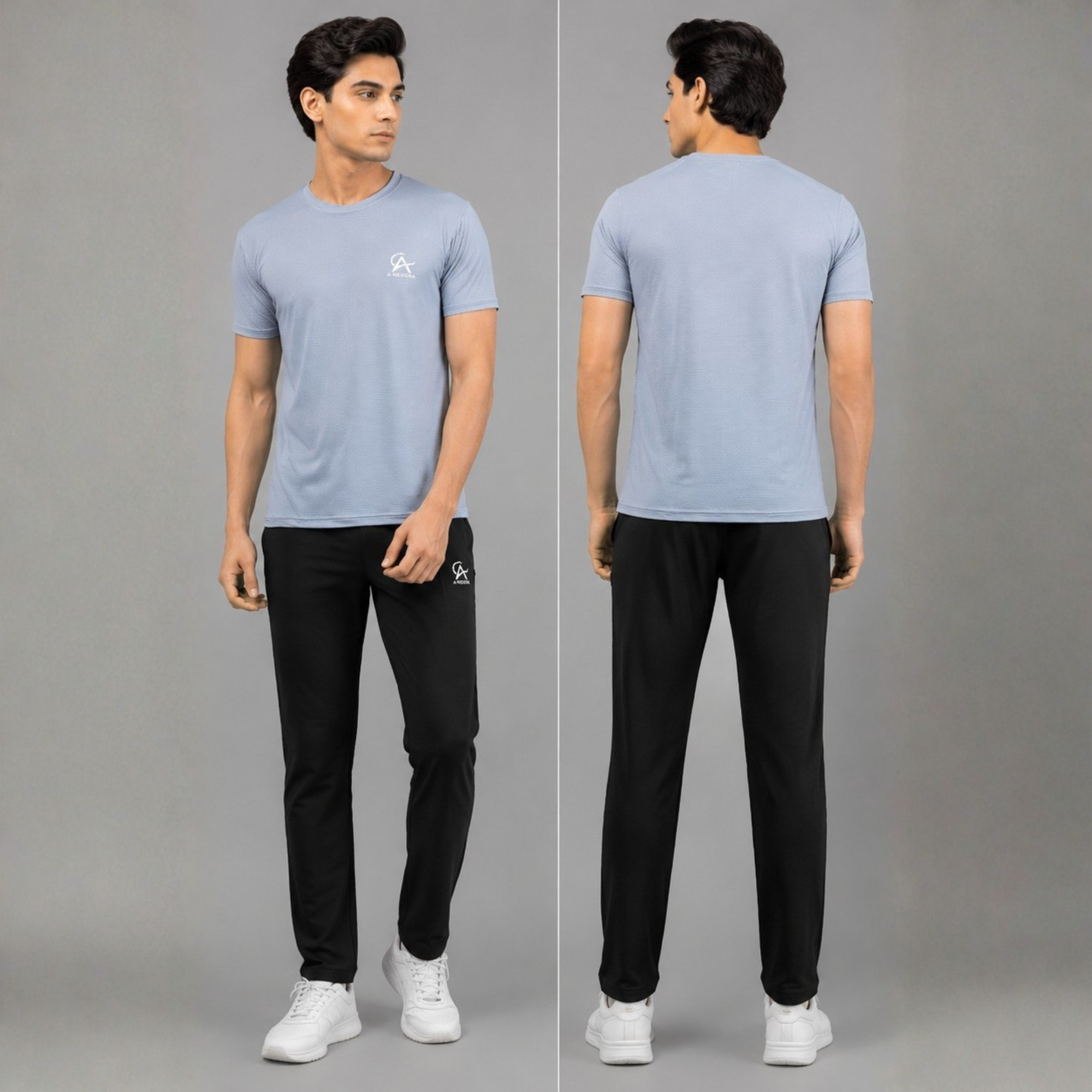 Nexora Men’s Premium Tracksuit Set – Slim Fit Breathable Gym & Casual Wear